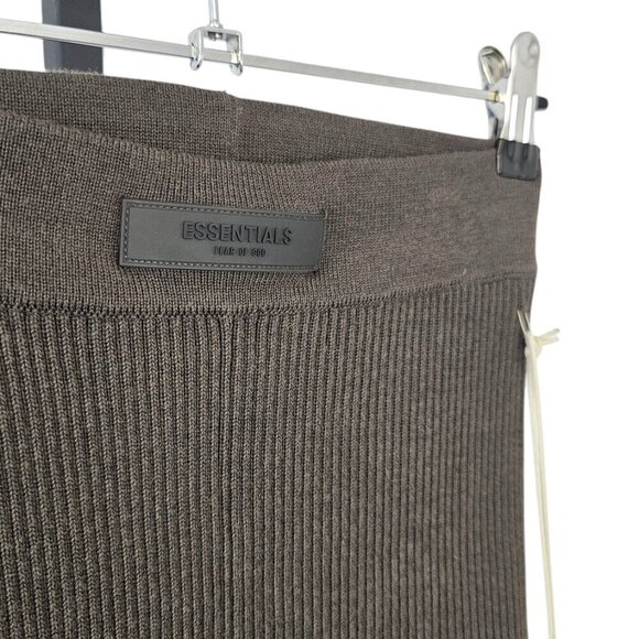 Essentials Fear of God Womens Ribbed Bike Shorts, Cotton Blend, High Rise, Small - Picture 2 of 10